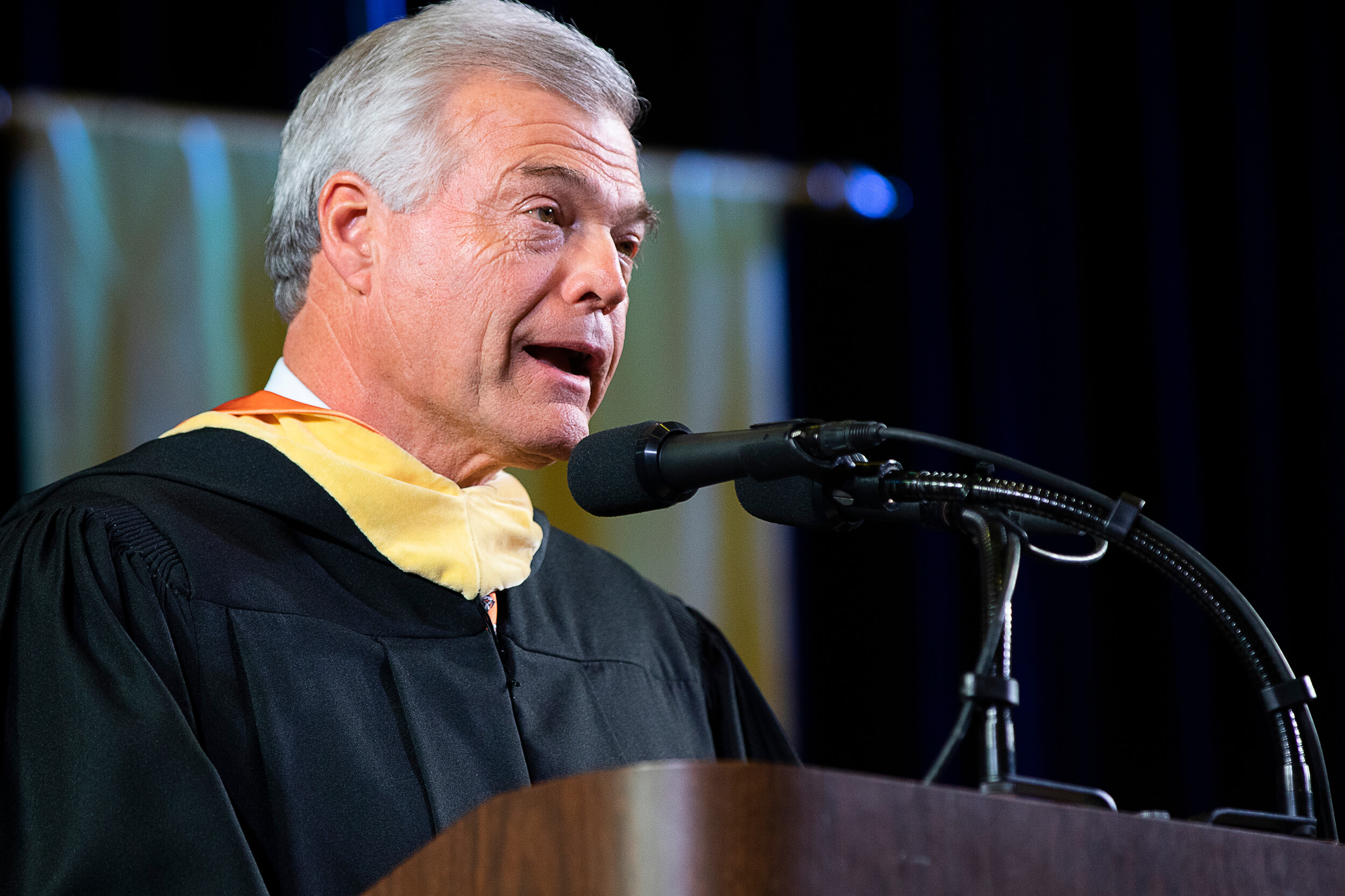 Jim Tracy, UT Martin graduate and state director for USDA Rural Development, was the keynote speaker Dec. 15 during UT Martin's fall 2018 commencement ceremony.
