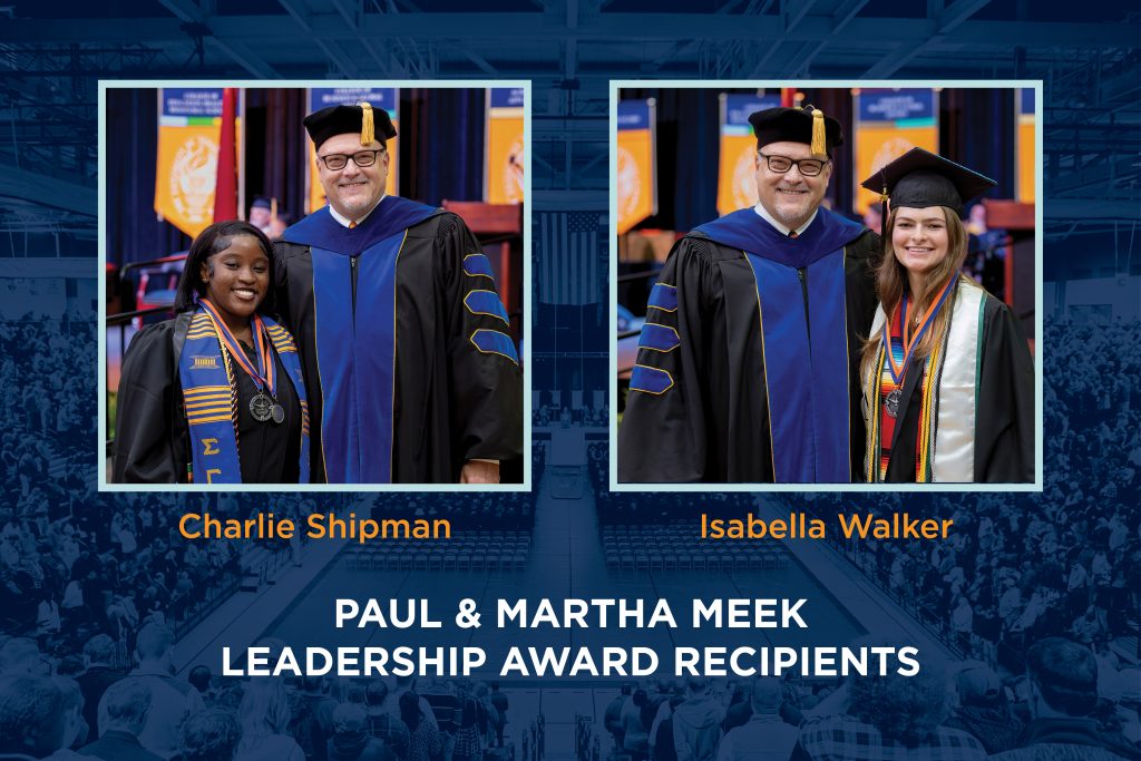 Shipman, Walker earn spring 2025 Meek Awards