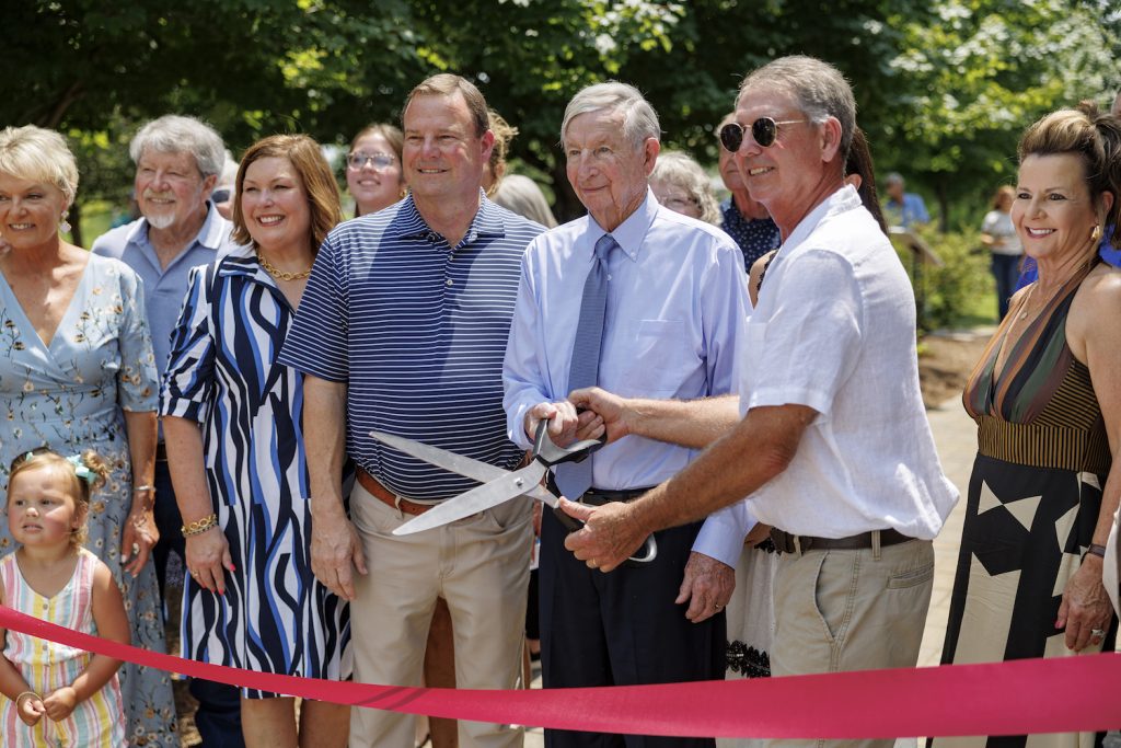 Robbins honored with namesake hosta garden