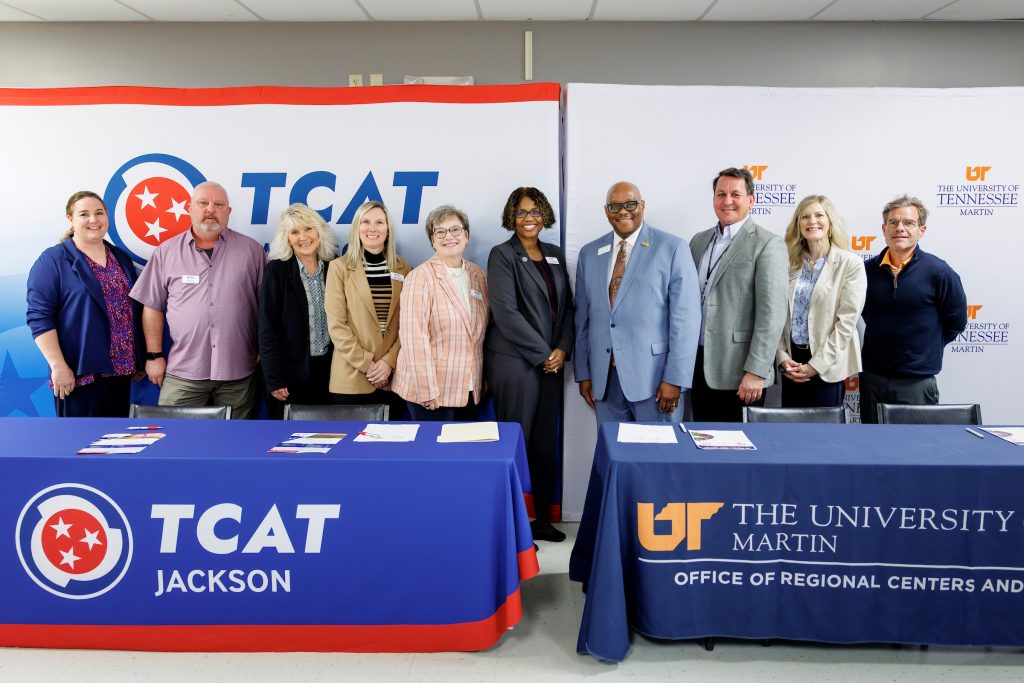 UT Martin, TCAT Jackson sign articulation agreement