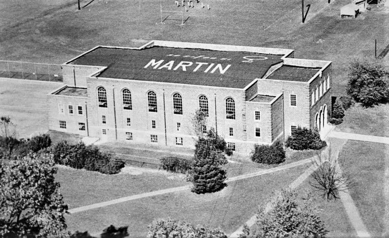 A building with "UT Martin" on its roof is shown