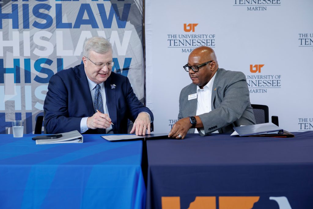 UT Martin, Memphis law school sign affiliation agreement